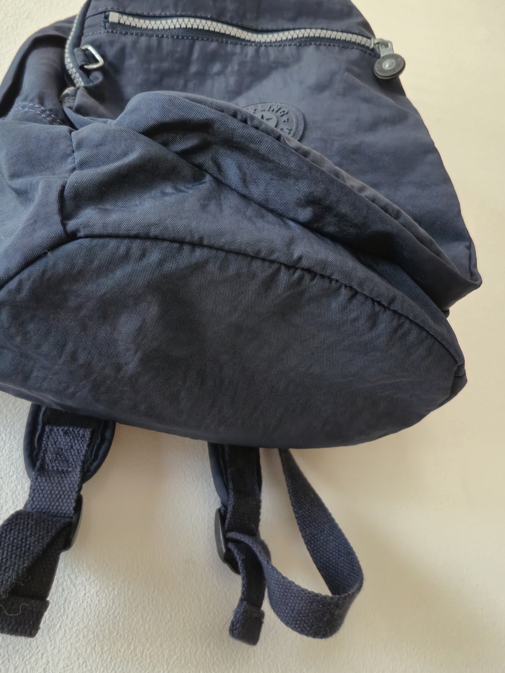 Kipling Navy Blue Nylon Small Backpack City Travel Bag - Picture 5 of 12